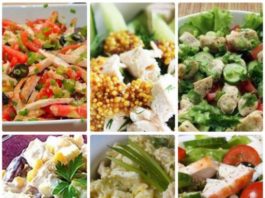 6 диетических рецептов салатов из курицы, они разнообразны, полезны и очень вкусны!